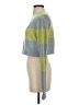 Olivaceous Color Block Green Pullover Sweater Size S - photo 5