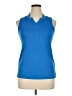 Sofibella Blue Sleeveless T-Shirt Size XL - photo 1