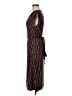 BCBGMAXAZRIA Stripes Brown Burgundy Casual Dress Size M - photo 5