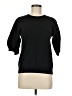 Laundry by Shelli Segal Solid Black Pullover Sweater Size M - photo 1
