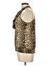 Twenty One Gold Sleeveless Blouse Size L - photo 5