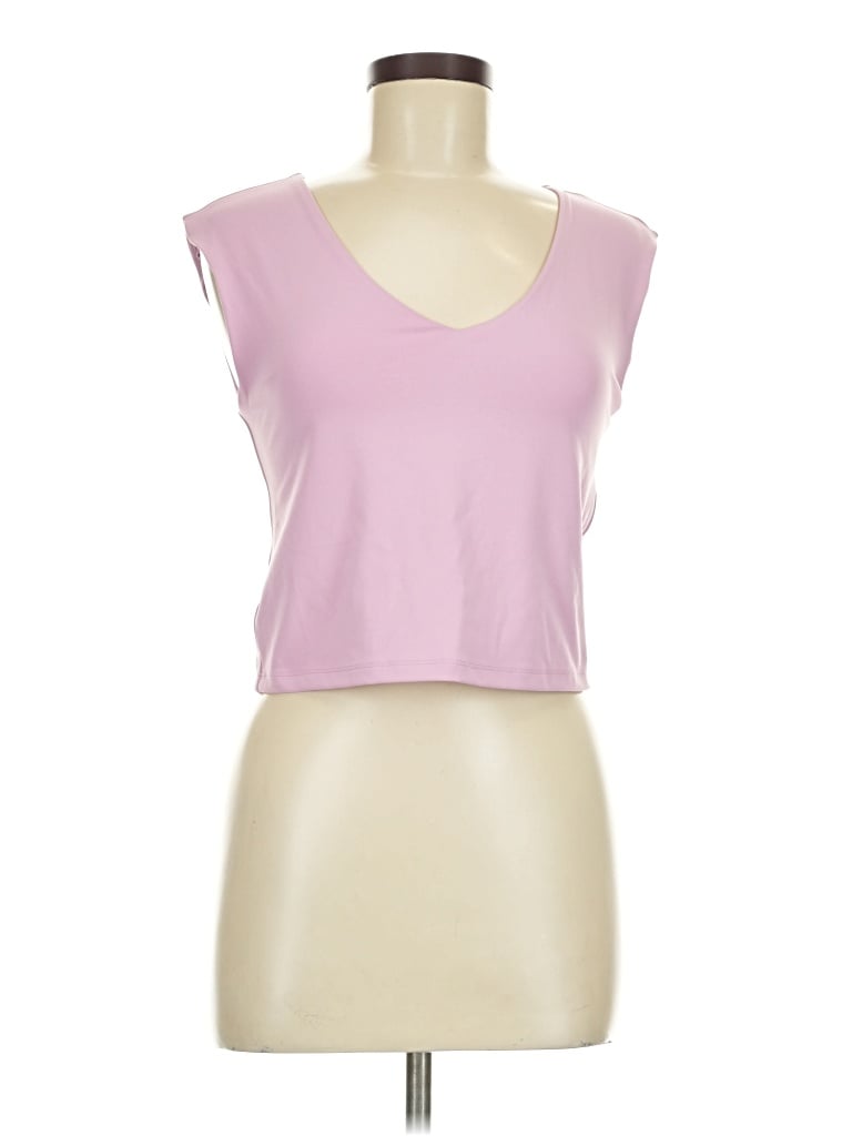 Pre-owned 90 Degree By Reflex Sleeveless T-shirt In Pink