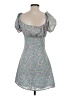 Edit By Nine 100% Polyester Floral Blue Casual Dress Size S - photo 2