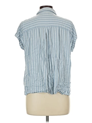 Rose + Olive Sleeveless Button-Down Shirt (view 2)