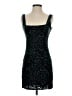 Jump Apparel Animal Print Black Cocktail Dress Size S - photo 1