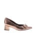 Naturalizer 100% Leather Metallic Gold Heels Size 9 - photo 1