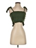 Earthbound Trading Co. 100% Cotton Green Tank Top Size S - photo 1