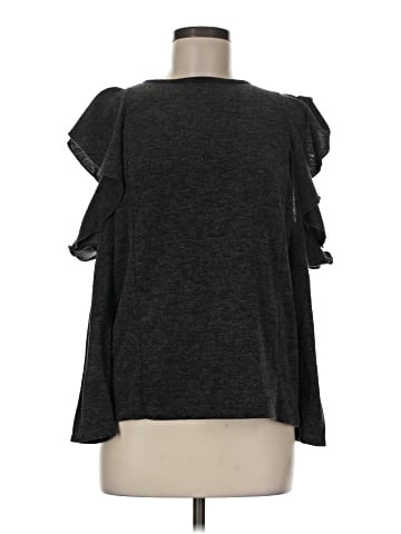 Zara W&B Collection Long Sleeve Top (view 1)