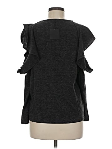 Zara W&B Collection Long Sleeve Top (view 2)