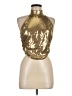 Zara Gold Sleeveless Top Size M - photo 1