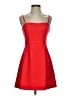 French Connection Solid Red Cocktail Dress Size 4 - photo 1