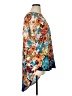 Sami & JO 100% Polyester Floral Blue Short Sleeve Blouse Size 1X - photo 4