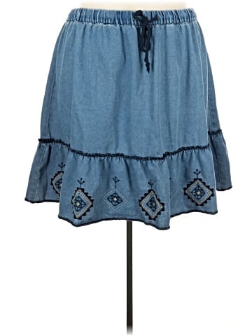 BLOOMCHIC Denim Skirt (view 1)