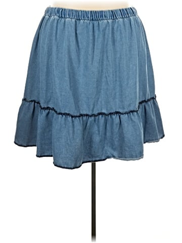 BLOOMCHIC Denim Skirt (view 2)