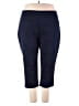 Croft & Barrow Solid Blue Active Pants Size 22w - photo 1