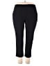 Alfred Dunner Solid Black Active Pants Size 18 - photo 1