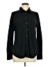 Cosmic Blue Love Black Long Sleeve Blouse Size M - photo 1