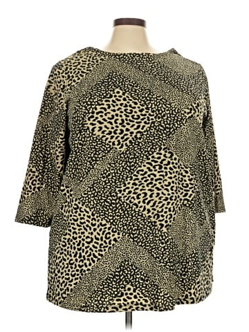 Jessica London 3/4 Sleeve Top (view 1)