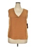 Worthington 100% Polyester Brown Sleeveless Blouse Size XXL - photo 1