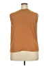 Worthington 100% Polyester Brown Sleeveless Blouse Size XXL - photo 2