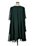 JJ's House 100% Polyester Solid Green Casual Dress Size 16 - photo 1