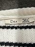 Dex Stripes Silver Pullover Sweater Size L - photo 7