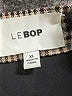 LE BOP Plaid Gray Tan Formal Skirt Size XL - photo 4