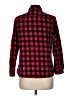 All Hours 100% Cotton Plaid Red Long Sleeve Button-Down Shirt Size M - photo 2