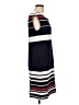 Michael Tyler Stripes Blue Casual Dress Size L - photo 4
