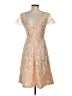 MIKAEL AGHAL Tan Cocktail Dress Size 0 - photo 2