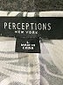 Perceptions Paisley Gray Casual Dress Size L - photo 7