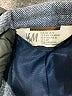 H&M Chevron-herringbone Gray Blazer Size 10 - photo 3