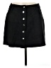 Zara TRF Solid Black Casual Skirt Size M - photo 1
