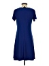 MSK Solid Blue Casual Dress Size S - photo 2