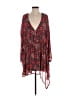 Free People 100% Polyester Red Casual Dress Size M - photo 1