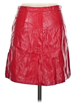 Shinestar Faux Leather Skirt (view 2)