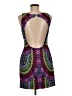 Mara Hoffman 100% Polyester Paisley Purple Cocktail Dress Size 6 - photo 2
