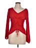 Byer Wear Red Long Sleeve Blouse Size L - photo 1