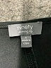 Ninety Solid Black Casual Dress Size L - photo 7