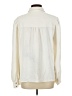 Downeast 100% Polyester Solid Ivory Long Sleeve Blouse Size L - photo 2
