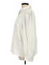 Downeast 100% Polyester Solid Ivory Long Sleeve Blouse Size L - photo 5