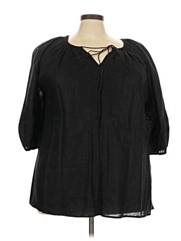 Lauren by Ralph Lauren 3/4 Sleeve Blouse (view 1)