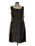 Eliza J 100% Polyester Animal Print Brown Cocktail Dress Size 12 - photo 1