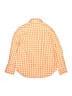 Crewcuts Checkered-gingham Orange Long Sleeve Button-Down Shirt Size 10 - photo 2