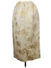 ASHRO 100% Polyester Metallic Gold Formal Skirt Size 12 - photo 2