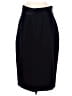 Prada 100% Silk Solid Black silk skirt Size EU (IT) 46 / US 10 - photo 1