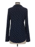 Pure Collection Print Blue Long Sleeve Blouse Size 6 - photo 2