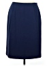 Liz Claiborne 100% Polyester Solid Blue Formal Skirt Size 6 Petite - photo 1