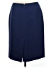 Liz Claiborne 100% Polyester Solid Blue Formal Skirt Size 6 Petite - photo 2