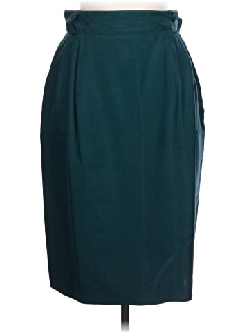 Linda Allard Ellen Tracy Silk Skirt (view 1)